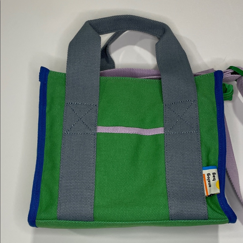 Analog Bag No.14 limited edition Cotton Canvas Tote and Blue Trim